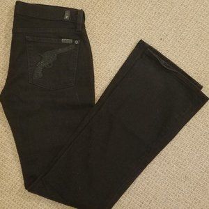 7 For All Mankind-6 Shooter Decal-Bootcut-SZ28